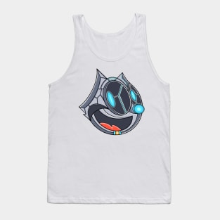 mecha cyborg felix the cat smiling Tank Top